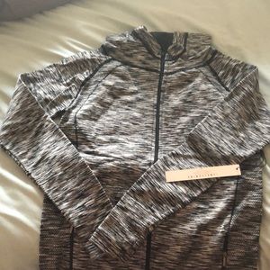 Zip up, hooded light sweatshirt. NWT